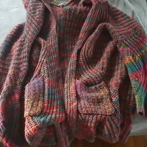 Oversized knit sweater